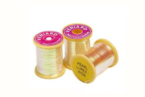 Veniard Pearl Lurex Large #7 (Pack 12 Spools) Fly Tying Materials